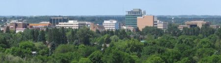 Red Deer downtown skyline